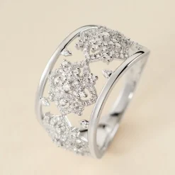 Histoire d'Or Bague Rosée Or Blanc Diamant Sale