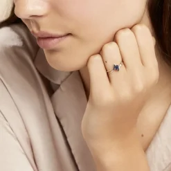 Histoire d'Or Bague Rosmunda or bicolore saphir Outlet