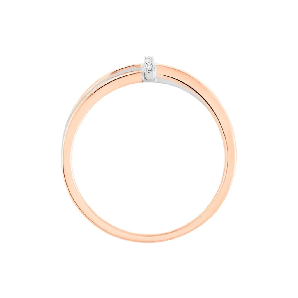 Histoire d'Or Bague Ruthe Or Bicolore Diamant Best