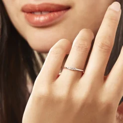 Histoire d'Or Bague Sabine Or Blanc Diamant