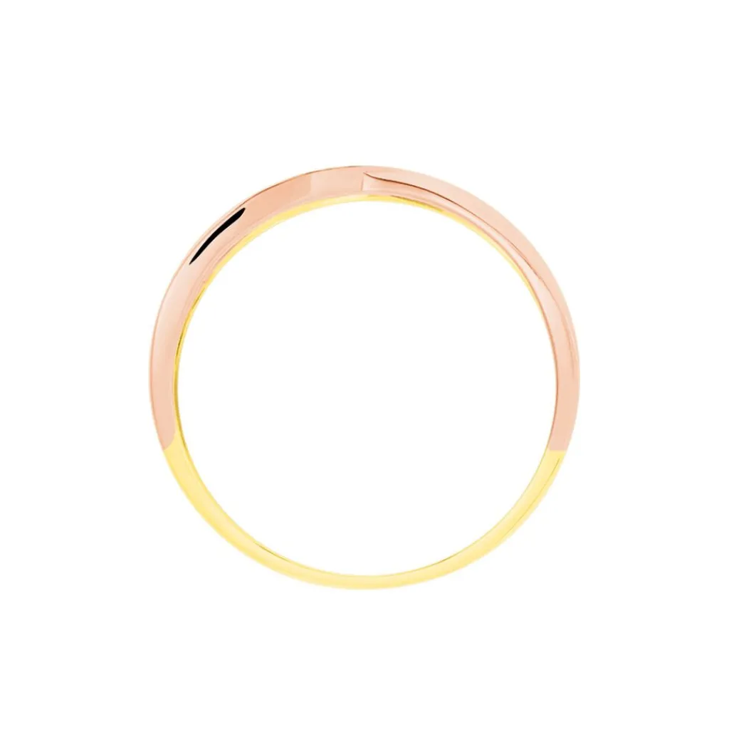Histoire d'Or Bague Salima Or Bicolore Diamant Hot