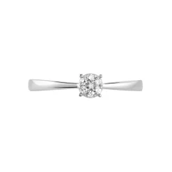 Histoire d'Or Bague Saranna Or Blanc Diamant Blanc New