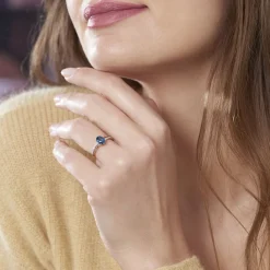 Histoire d'Or Bague Sarika Or Rose Topaze Et Oxyde De Zirconium Best