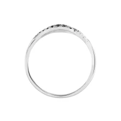 Histoire d'Or Bague Sculptural Or Blanc Diamant