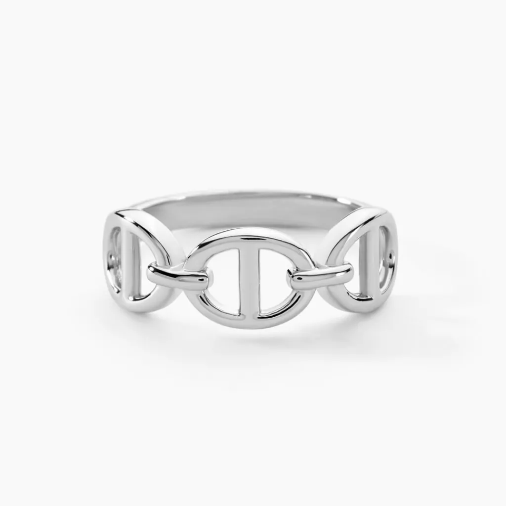 Histoire d'Or Bague Seiorse Argent Blanc Clearance