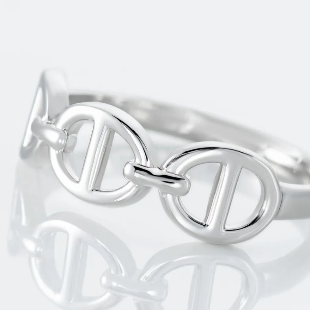 Histoire d'Or Bague Seiorse Argent Blanc Clearance