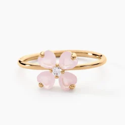 Histoire d'Or Bague Sendai Plaqué Or Jaune Oxyde De Zirconium New