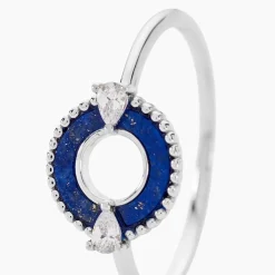 Histoire d'Or Bague Serafine Argent Blanc Lapis Lazuli Oxyde De Zirconium argent blanc lapis lazuli bleu New