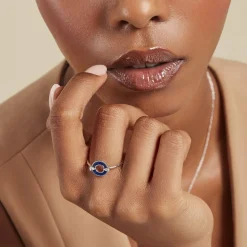 Histoire d'Or Bague Serafine Argent Blanc Lapis Lazuli Oxyde De Zirconium argent blanc lapis lazuli bleu New