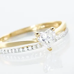 Histoire d'Or Bague Serafine Or Jaune Oxyde De Zirconium New