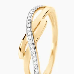 Histoire d'Or Bague Seraphia Or Jaune Diamant Discount