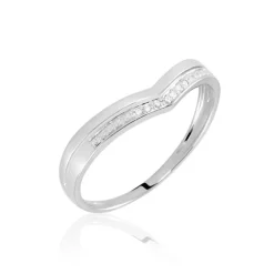 Histoire d'Or Bague Shadene Or Blanc Diamant