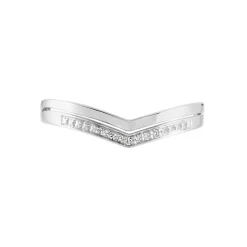 Histoire d'Or Bague Shadene Or Blanc Diamant