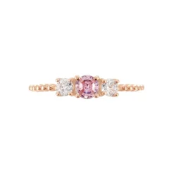 Histoire d'Or Bague Shahar Argent Rose Oxyde De Zirconium
