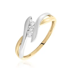 Histoire d'Or Bague Sharron Or Bicolore Diamant Blanc Online