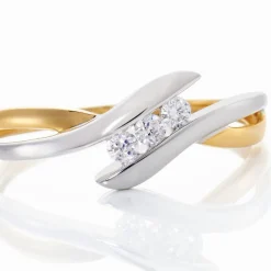 Histoire d'Or Bague Sharron Or Bicolore Diamant Blanc Online