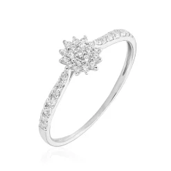 Histoire d'Or Bague Shin De Zirconium or blanc oxyde Outlet