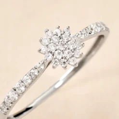 Histoire d'Or Bague Shin De Zirconium or blanc oxyde Outlet