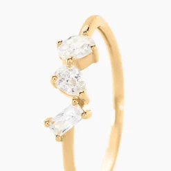 Histoire d'Or Bague Shiny Garden Or Jaune Oxyde De Zirconium Online