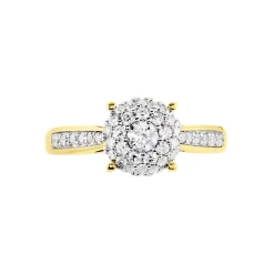 Histoire d'Or Bague Shirlene Ld Or Jaune Diamant Synthétique Hot