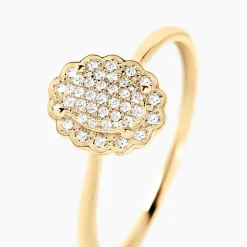 Histoire d'Or Bague Shyam Or Jaune Diamant Outlet