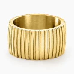 Histoire d'Or Bague Sicily Acier Doré New