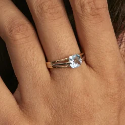 Histoire d'Or Bague Sidoine Or Bicolore Topaze Sale