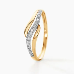 Histoire d'Or Bague Smeralda Or Bicolore Diamant Sale