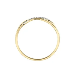 Histoire d'Or Bague Smina or jaune diamant Hot