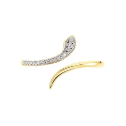 Histoire d'Or Bague Snake Or Jaune Diamant Outlet