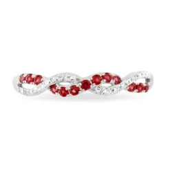 Histoire d'Or Bague Sofia Et Diamant or blanc rubis Hot