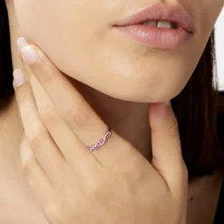 Histoire d'Or Bague Sofia Et Diamant or blanc rubis New