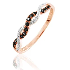 Histoire d'Or Bague Sofia Or Rose Diamant Outlet
