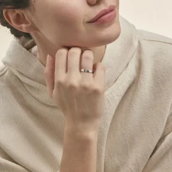 Histoire d'Or Bague Soha Or Blanc Diamant New