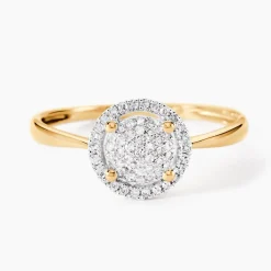 Histoire d'Or Bague Soleil D'hiver or jaune diamant Discount