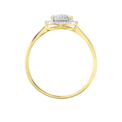 Histoire d'Or Bague Soleil D'hiver or jaune diamant Discount