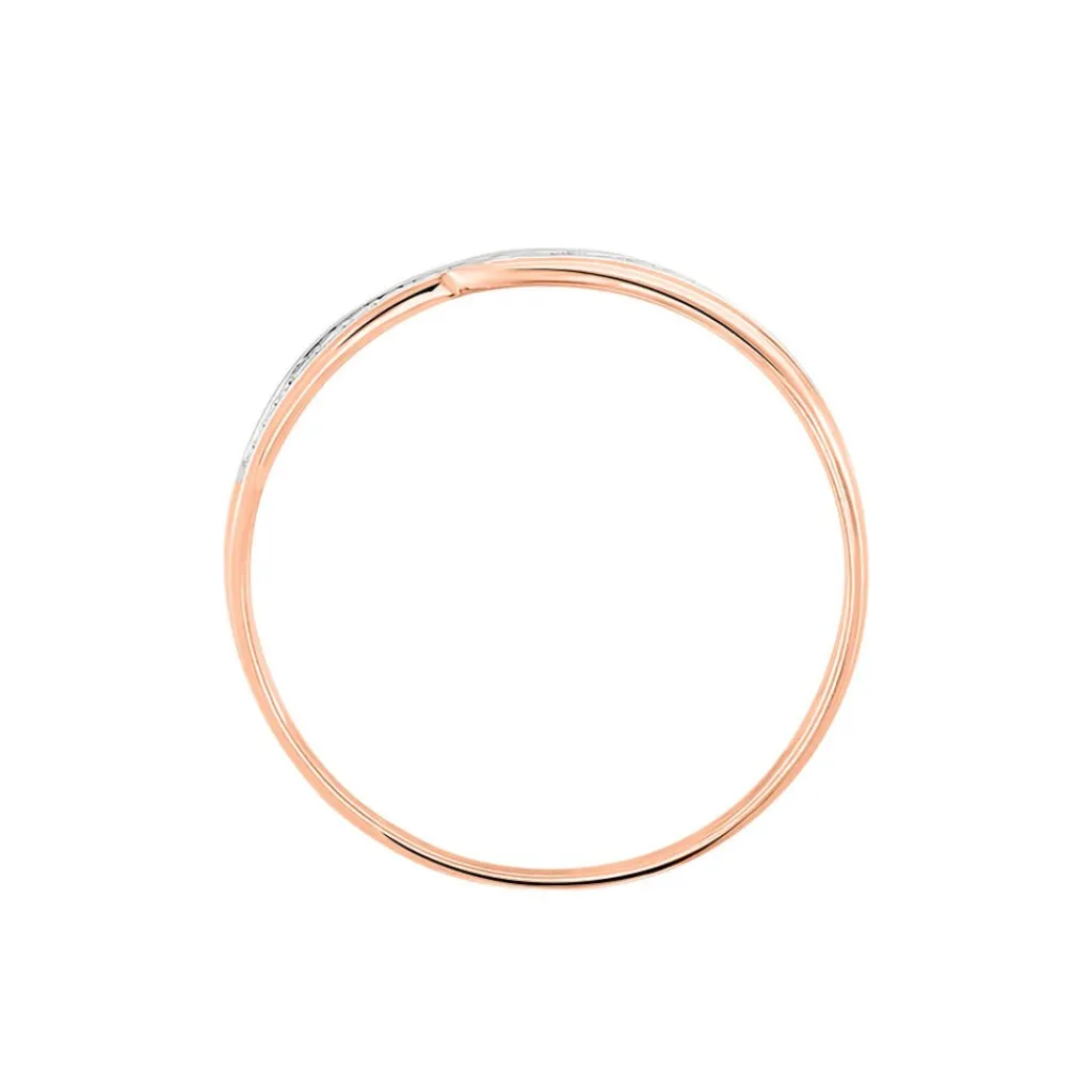 Histoire d'Or Bague Solena or rose diamant Sale