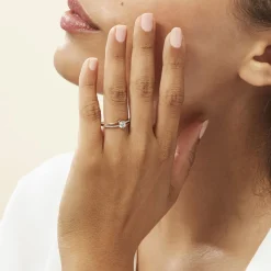 Histoire d'Or Bague Solitaire Abelia Or Jaune Oxyde De Zirconium Clearance