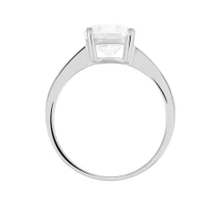 Histoire d'Or Bague Solitaire Abriel Or Blanc Oxyde De Zirconium Hot