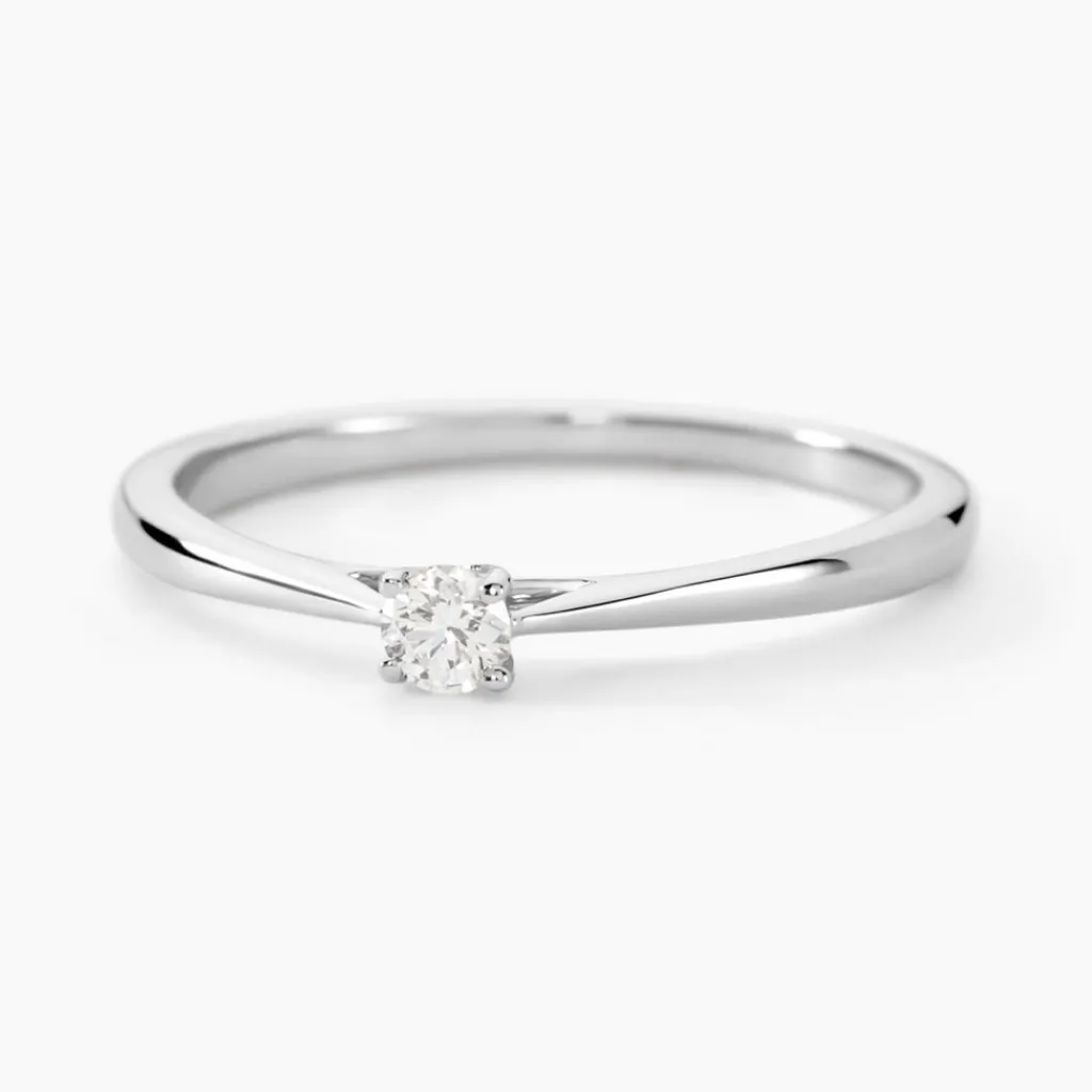 Histoire d'Or Bague Solitaire Aphrodite Or Blanc Diamant or blanc diamant blanc Online