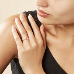 Histoire d'Or Bague Solitaire Aphrodite Or Blanc Diamant or blanc diamant blanc Online