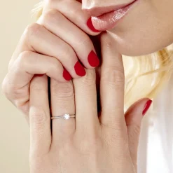 Histoire d'Or Bague Solitaire Aphrodite Or Blanc Diamant Online