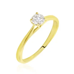 Histoire d'Or Bague Solitaire Aphrodite Or Jaune Diamant or blanc diamant blanc Clearance