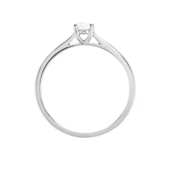 Histoire d'Or Bague Solitaire Aphrodite platine blanc diamant Online