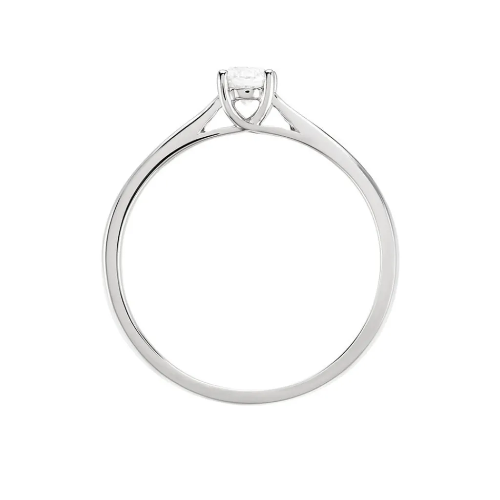 Histoire d'Or Bague Solitaire Aphrodite platine blanc diamant Online