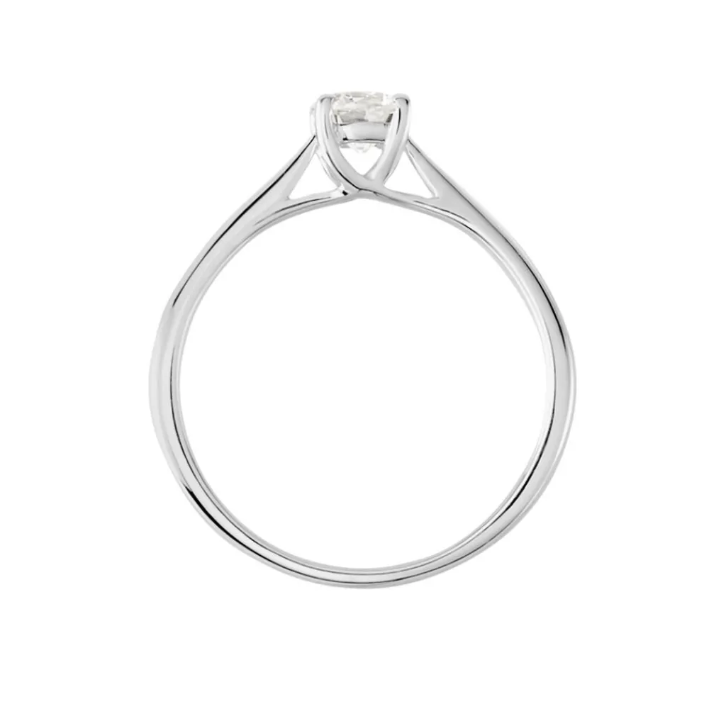 Histoire d'Or Bague Solitaire Aphrodite Or Blanc Diamant or blanc diamant blanc Outlet