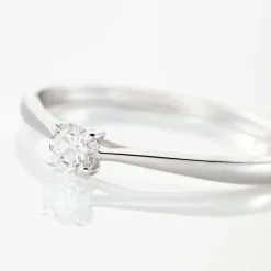 Histoire d'Or Bague Solitaire Aphrodite Or Blanc Diamant or blanc diamant blanc Hot