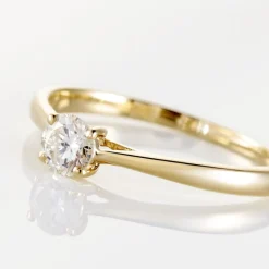 Histoire d'Or Bague Solitaire Aphrodite Or Jaune Diamant or jaune diamant blanc Clearance