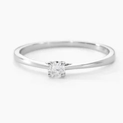 Histoire d'Or Bague Solitaire Aphrodite Or Blanc Diamant or blanc diamant blanc Best