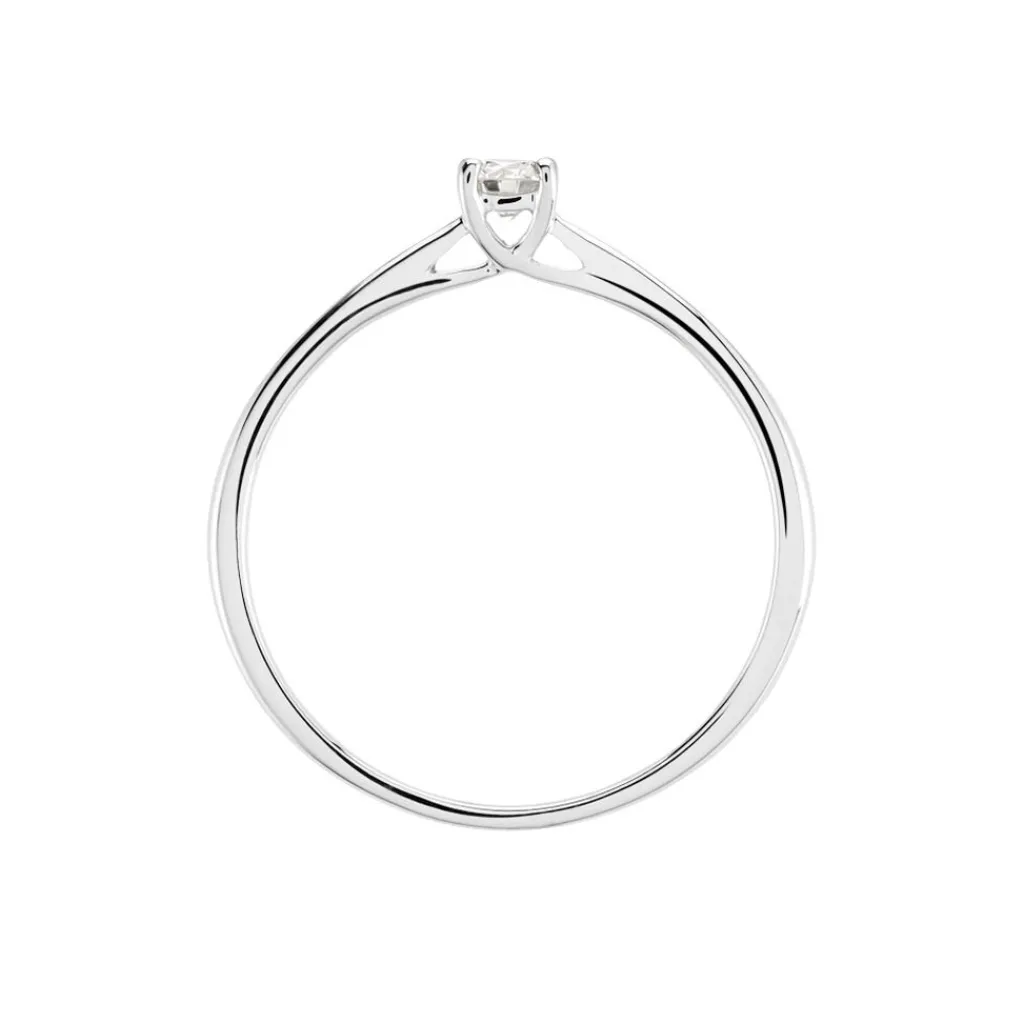 Histoire d'Or Bague Solitaire Aphrodite Or Blanc Diamant or blanc diamant blanc Best